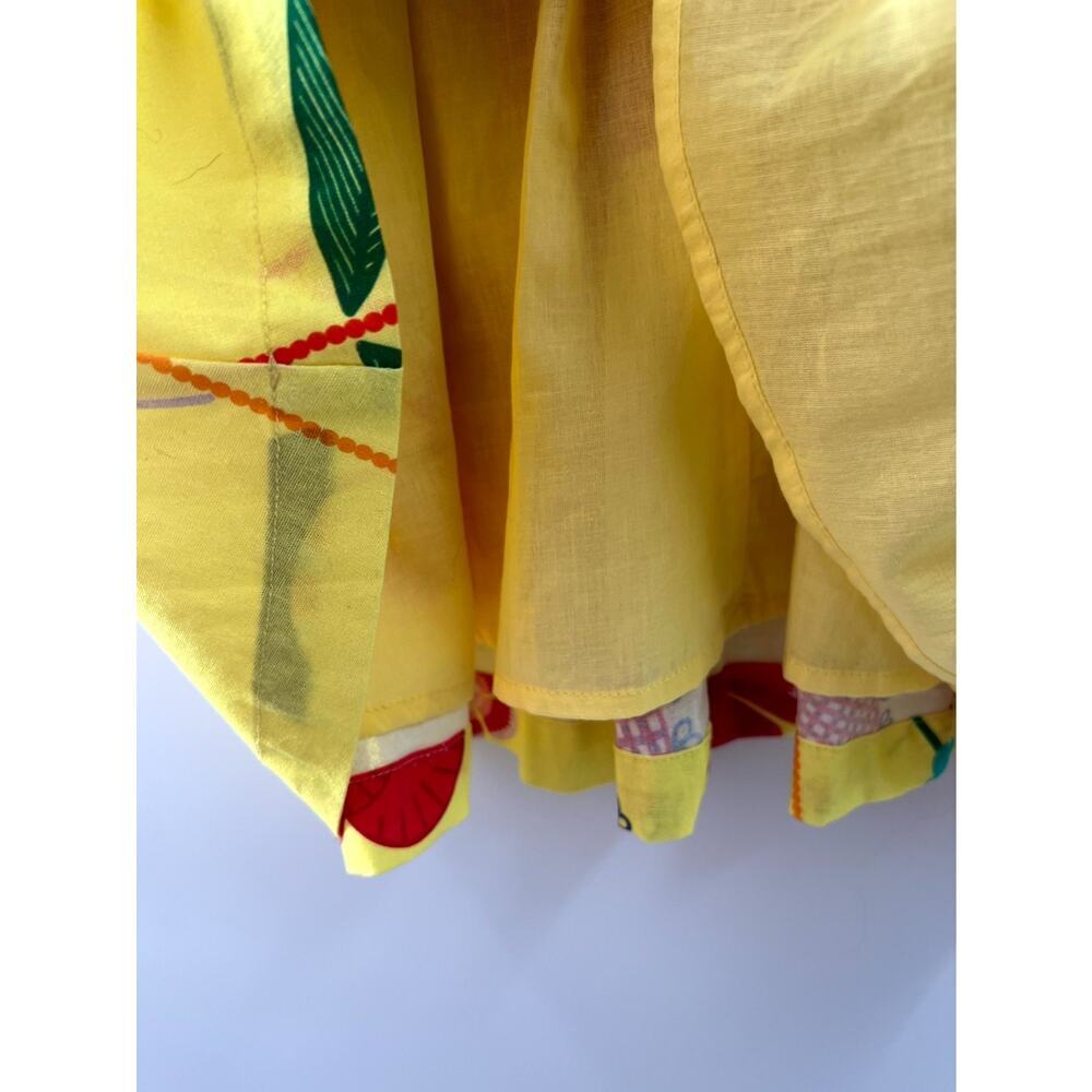 ModCloth Women’s Yellow Floral Retro Summer Garden Party Dress Size Medium NWT - Picture 6 of 9